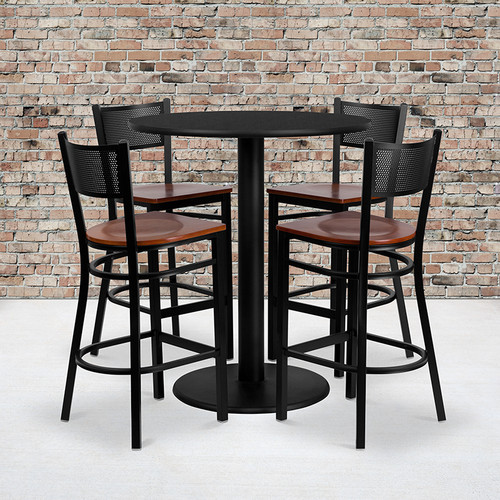 Bar Height Table and Stool Set