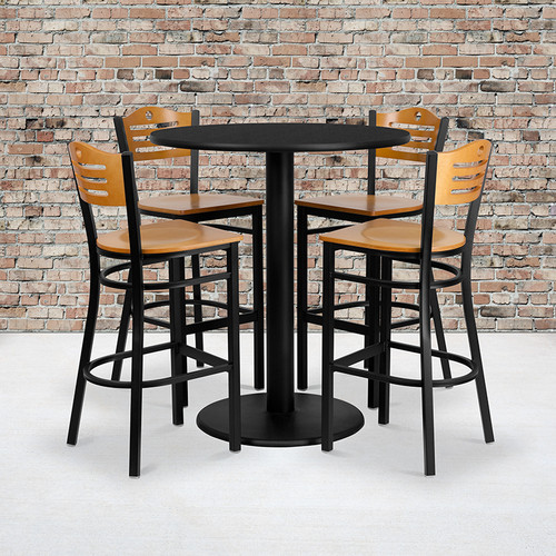 Bar Height Table and Stool Set