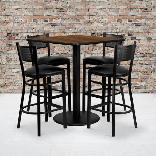 Bar Height Table and Stool Set