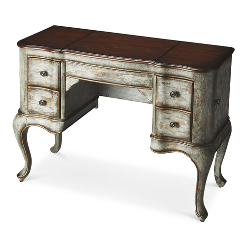 Butler Charlotte Rustic Blue & Cherry Vanity