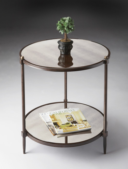 Butler Peninsula Mirrored Side Table