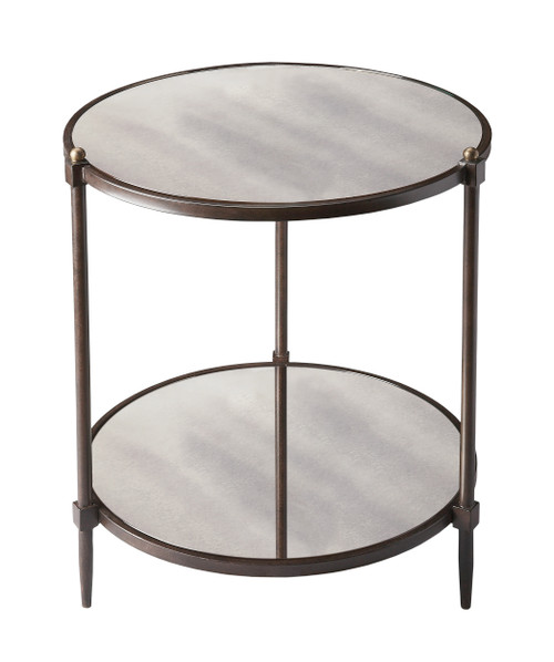 Butler Peninsula Mirrored Side Table