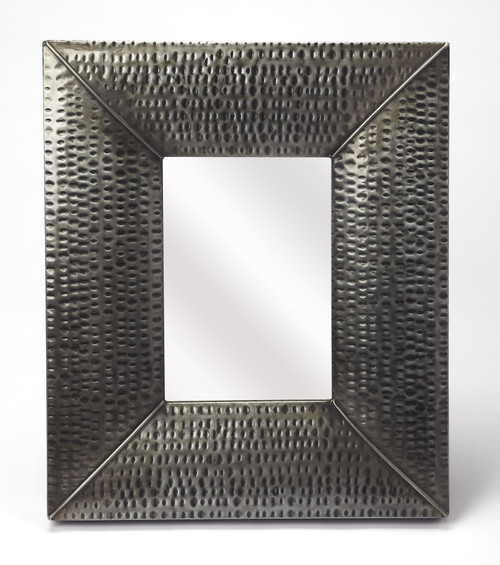 Butler Lehigh Hammered Iron Wall Mirror