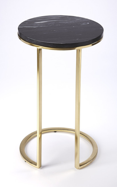 Butler Martel Marble & Metal Side Table