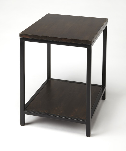 Butler Landry Wood & Metal End Table