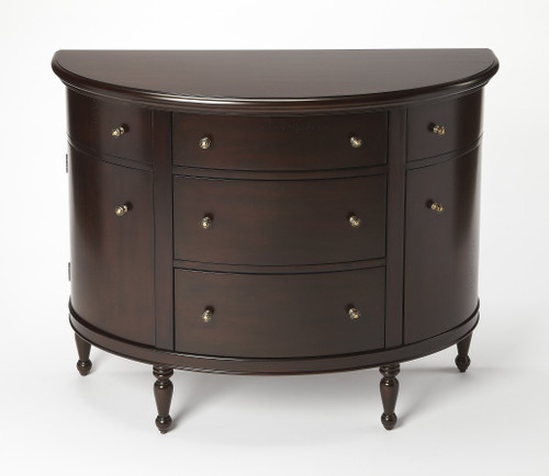 Butler Bedford Mahogany Demilune Console Chest