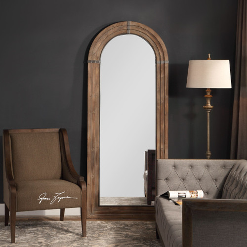 Uttermost Vasari Wooden Arch Mirror