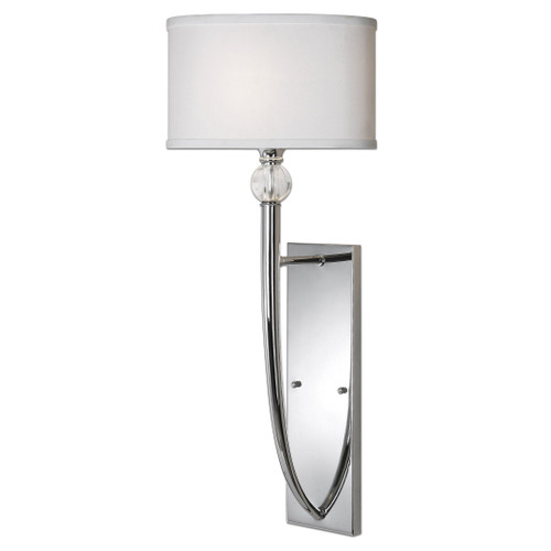 Uttermost Vanalen 1 Light Chrome Wall Sconce