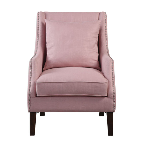Uttermost Arieat Pink Armchair