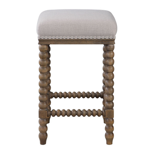 Uttermost Pryce Wooden Counter Stool