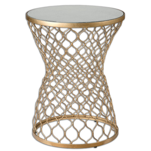 Uttermost Naeva Gold End Table