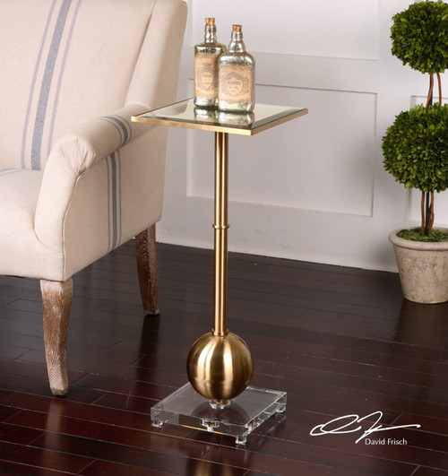 Uttermost Laton Mirrored Accent Table