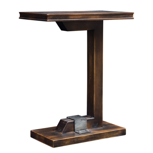 Uttermost Deacon Industrial Accent Table