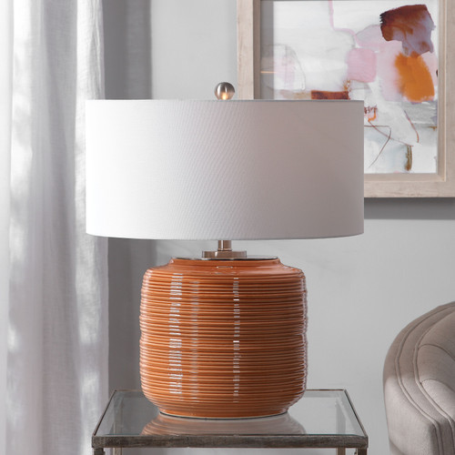 Uttermost Solene Orange Table Lamp