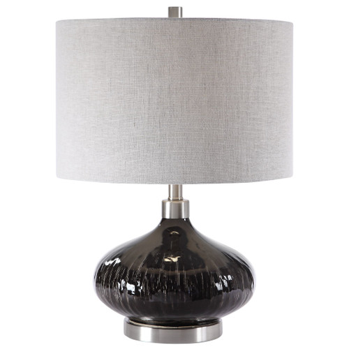 Uttermost Ampara Deep Charcoal Table Lamp