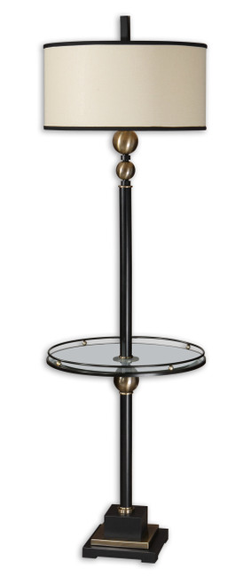 Uttermost Revolution End Table Floor Lamp