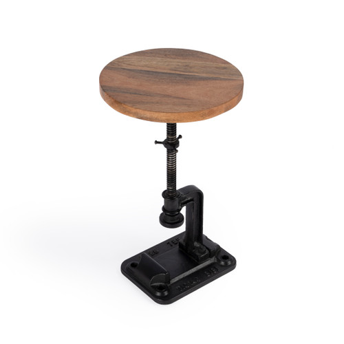 Ellis Adjustable Pedastal Side table