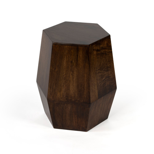 Gulchatai Wood & Gold Finish Accent Table