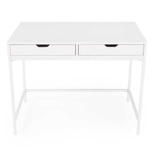 Belka White Desk with Drawers