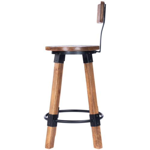 Masterson Wood & Metal Counter Stool