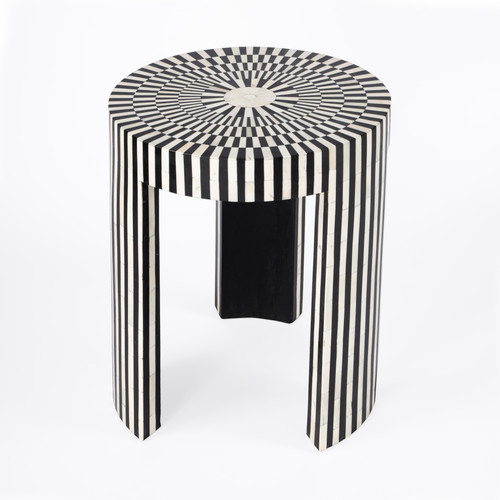 Rimma Bone Inlay Side Table