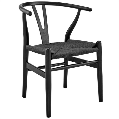 Amish Dining Wood Armchair EEI-552-BLK-BLK