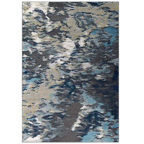 Entourage Foliage Contemporary Modern Abstract 8x10 Area Rug R-1172B-810