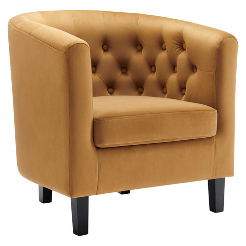 Prospect Performance Velvet Armchair EEI-2613-COG