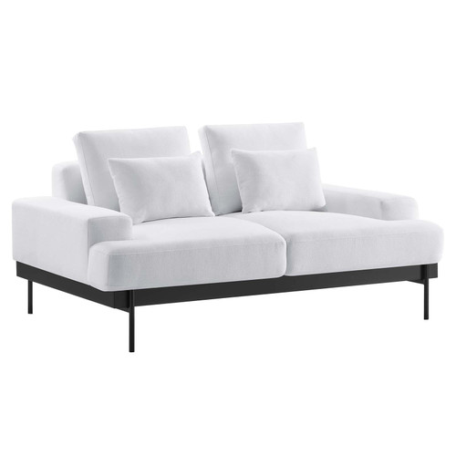 Proximity Upholstered Fabric Loveseat EEI-6215-WHI