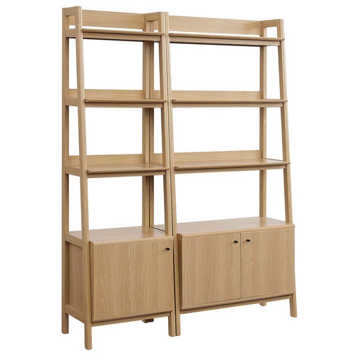 Bixby Wood Bookshelves - Set of 2 EEI-6113-OAK