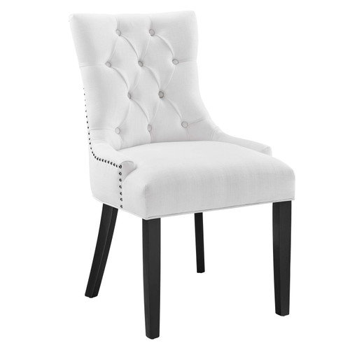 Regent Tufted Fabric Dining Chair EEI-2223-WHI