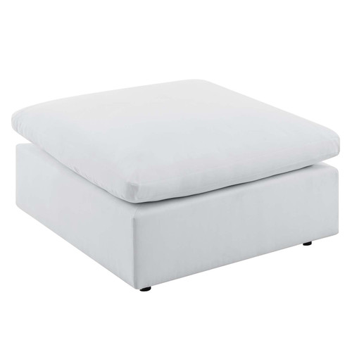 Commix Sunbrella® Outdoor Patio Ottoman EEI-4906-WHI