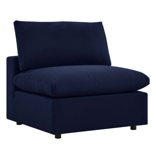 Commix Sunbrella® Outdoor Patio Armless Chair EEI-4905-NAV