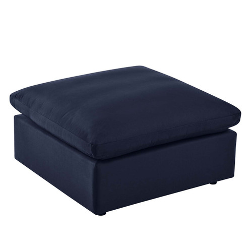 Commix Overstuffed Outdoor Patio Ottoman EEI-4903-NAV