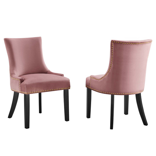 Marquis Performance Velvet Dining Chairs - Set of 2 EEI-5010-DUS