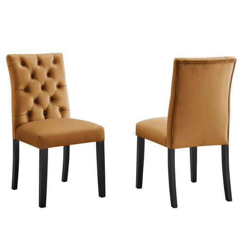 Duchess Performance Velvet Dining Chairs - Set of 2 EEI-5011-COG