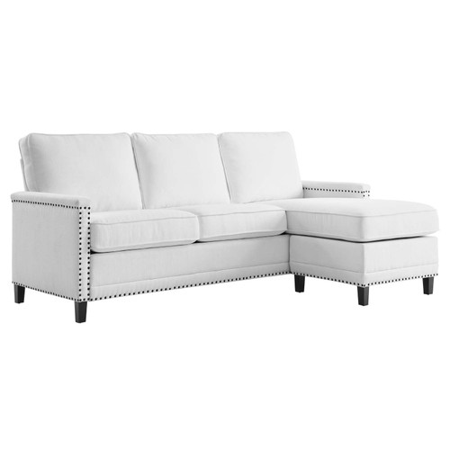 Ashton Upholstered Fabric Sectional Sofa EEI-4994-WHI