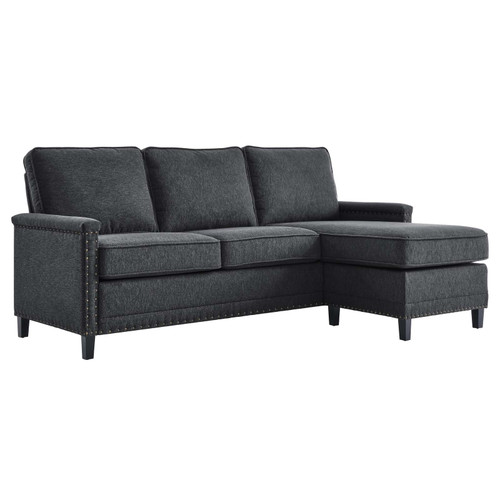 Ashton Upholstered Fabric Sectional Sofa EEI-4994-CHA