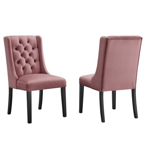 Baronet Performance Velvet Dining Chairs - Set of 2 EEI-5013-DUS