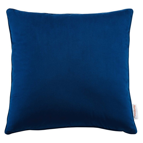 Enhance 18" Performance Velvet Throw Pillow EEI-4697-NAV