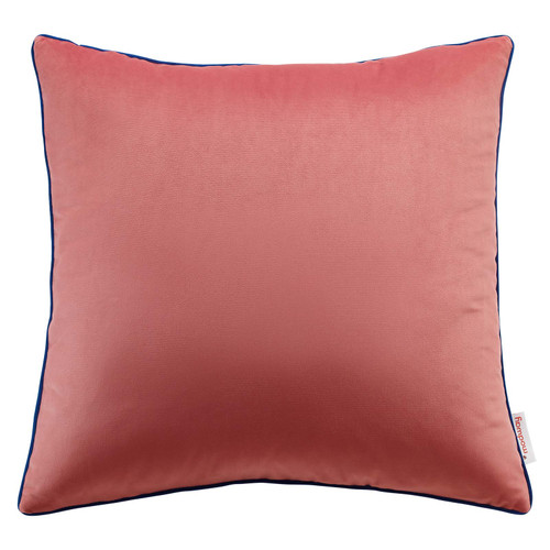 Accentuate 18" Performance Velvet Throw Pillow EEI-4698-BLO-NAV