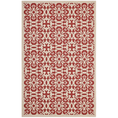 Ariana Vintage Floral Trellis 9x12 Indoor and Outdoor Area Rug R-1142D-912