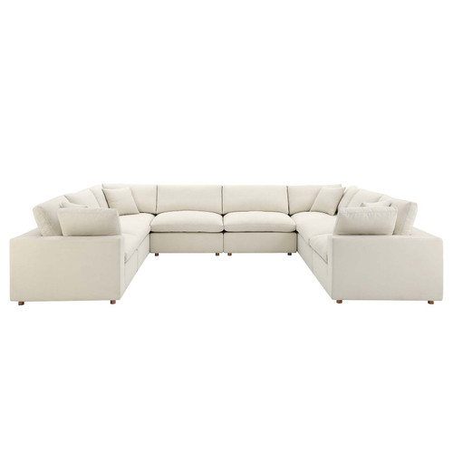 Commix Down Filled Overstuffed 8-Piece Sectional Sofa EEI-3363-LBG