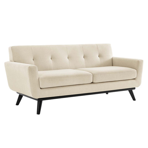 Engage Herringbone Fabric Loveseat EEI-5759-BEI