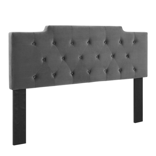 Juliet Tufted King/California King Performance Velvet Headboard MOD-6186-CHA