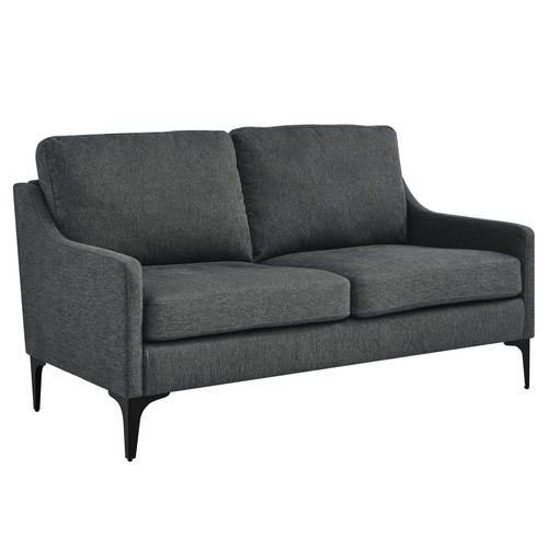 Corland Upholstered Fabric Loveseat EEI-6021-CHA