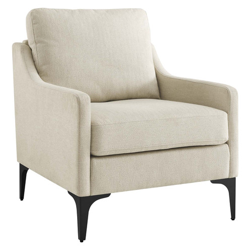 Corland Upholstered Fabric Armchair EEI-6023-BEI