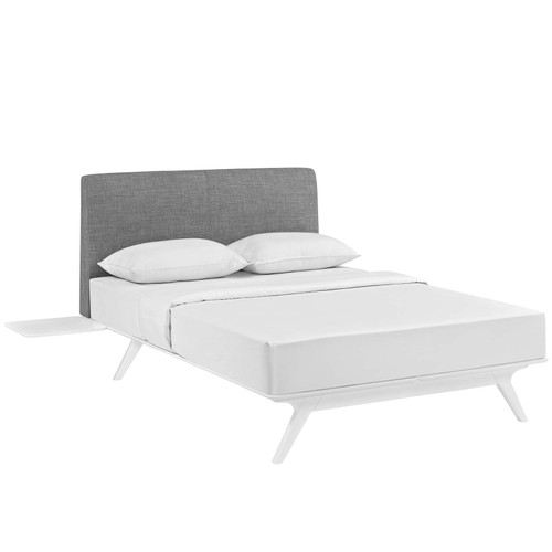 Tracy 3 Piece Full Bedroom Set MOD-5785-WHI-GRY