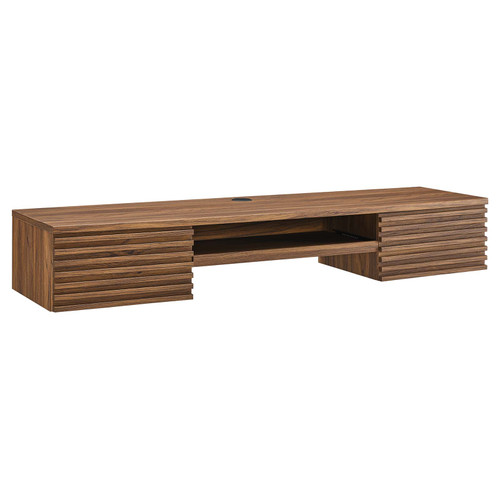 Render Wall Mount Wood Office Desk EEI-5865-WAL