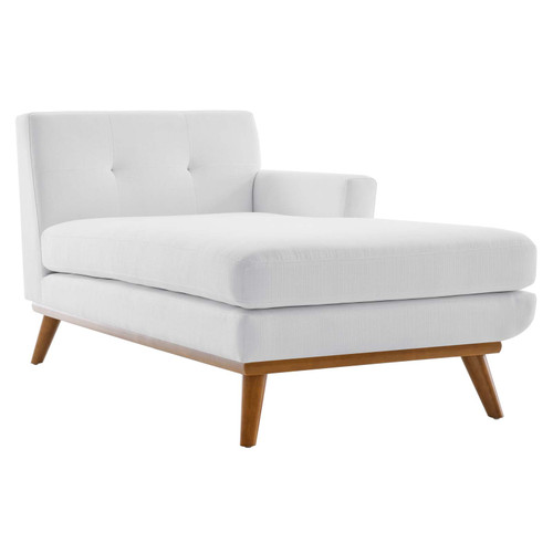 Engage Right-Facing Upholstered Fabric Chaise EEI-1794-WHI